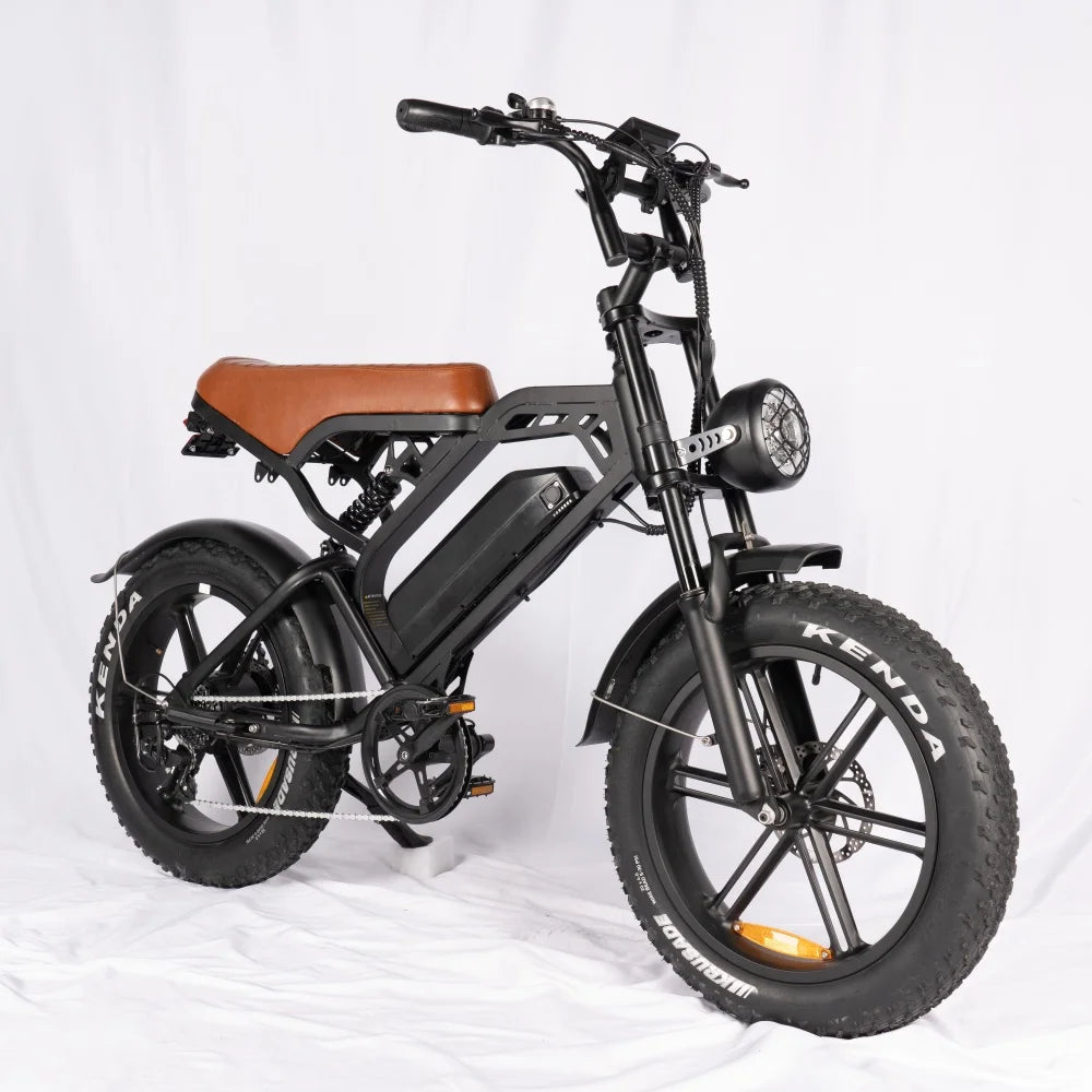 Sale Price V20 PRO E-Mountain Bike 20 Inch Fat Tire Hybrid Electric Bikes with 7 Speed for Adults Fat Bike V20 PRO Ebikecustom