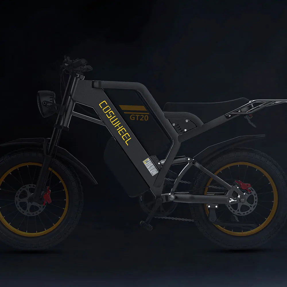 Electric Bike for Adult 2000W 60V Off-Road Motorcycle Mountain Bikes 20Inch Electric Bike Fatbike Motorcycles Ebike