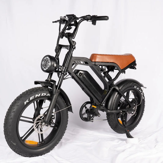 Sale Price V20 PRO E-Mountain Bike 20 Inch Fat Tire Hybrid Electric Bikes with 7 Speed for Adults Fat Bike V20 PRO Ebikecustom